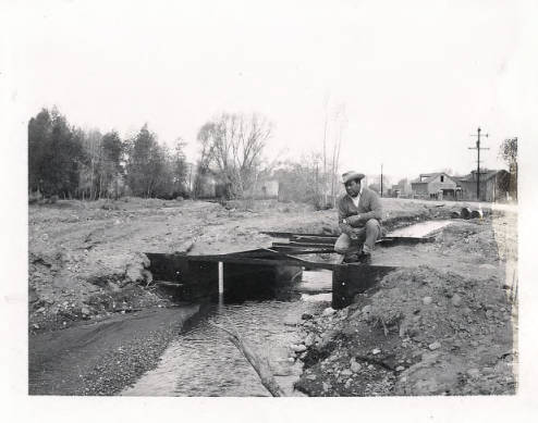 Vallejos Ditch before improvements